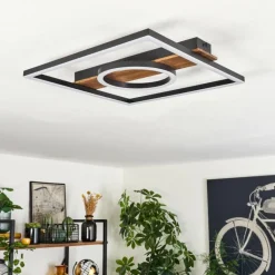 hofstein Plafonnier Taboneira LED Noir, 1 lumière