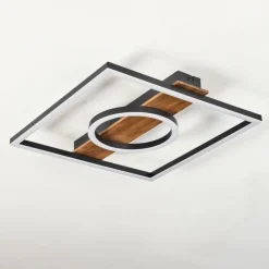 hofstein Plafonnier Taboneira LED Noir, 1 lumière