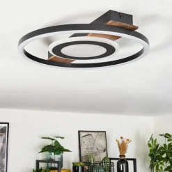 hofstein Plafonnier Taboneira LED Noir, 1 lumière