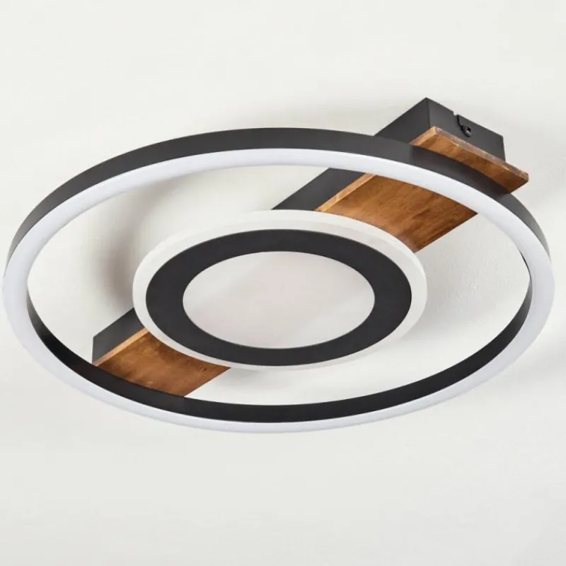 hofstein Plafonnier Taboneira LED Noir, 1 lumière