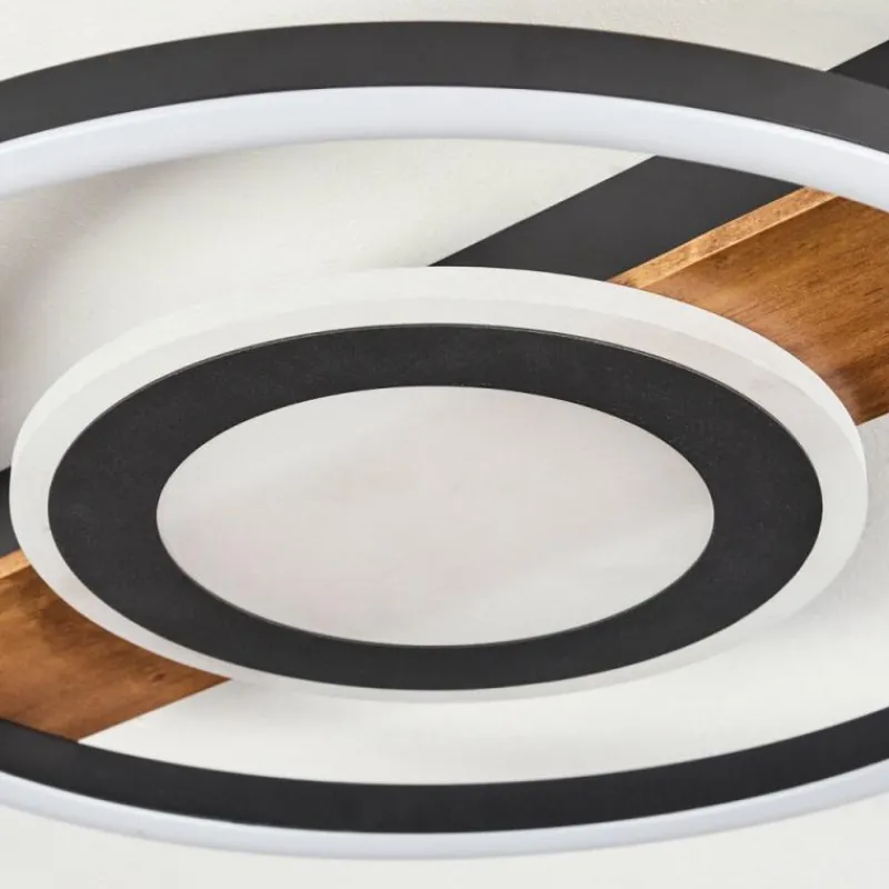 hofstein Plafonnier Taboneira LED Noir, 1 lumière