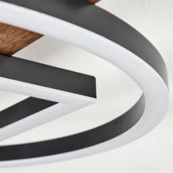 hofstein Plafonnier Taboneira LED Noir, 1 lumière