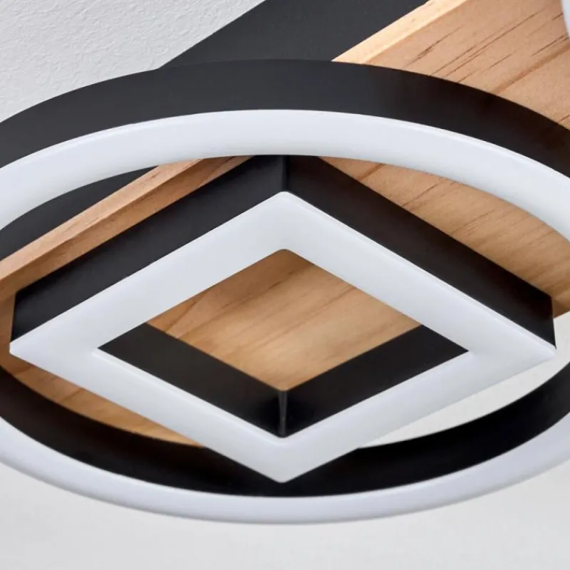 hofstein Plafonnier Taboneira LED Écru, Noir, 2 lumières