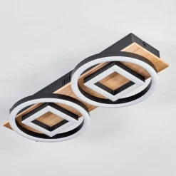 hofstein Plafonnier Taboneira LED Écru, Noir, 2 lumières