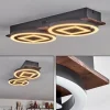 hofstein Plafonnier Taboneira LED Brun foncé, Noir, 2 lumières