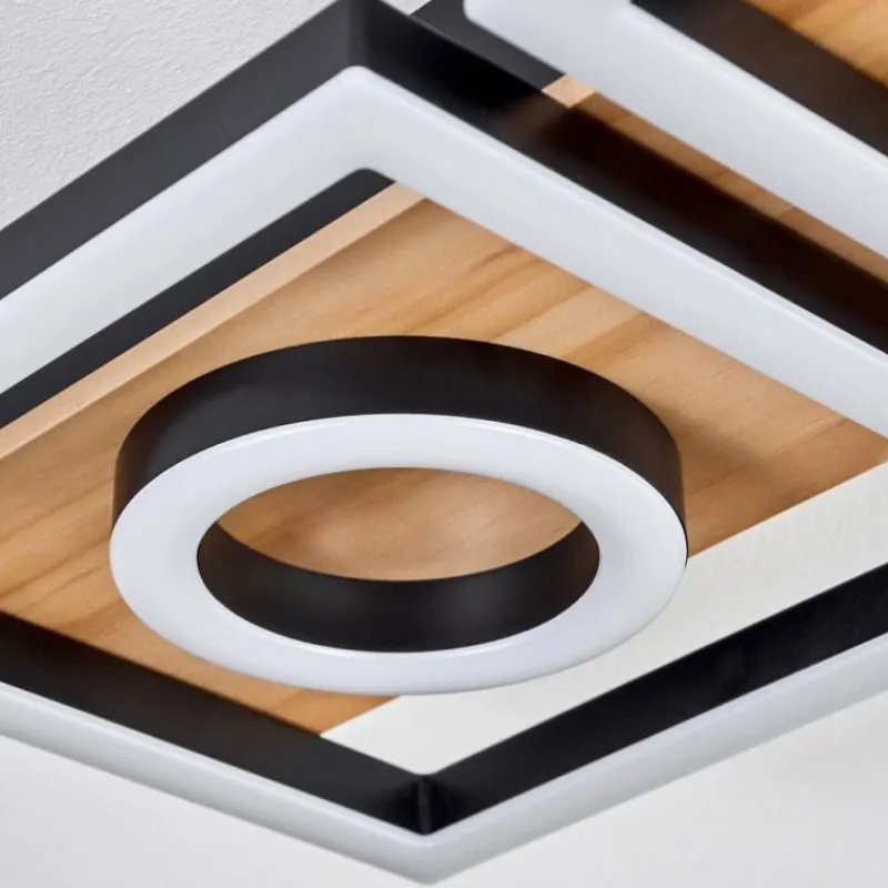 hofstein Plafonnier Taboneira LED Écru, Noir, 2 lumières