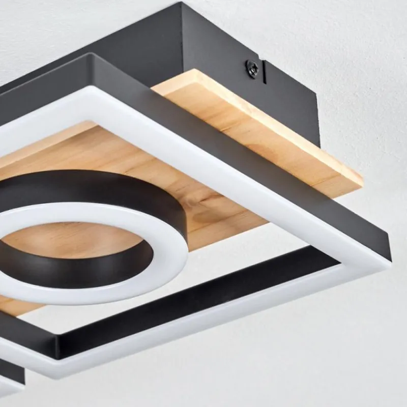 hofstein Plafonnier Taboneira LED Écru, Noir, 2 lumières