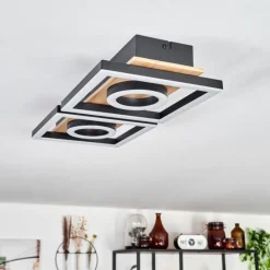 hofstein Plafonnier Taboneira LED Écru, Noir, 2 lumières