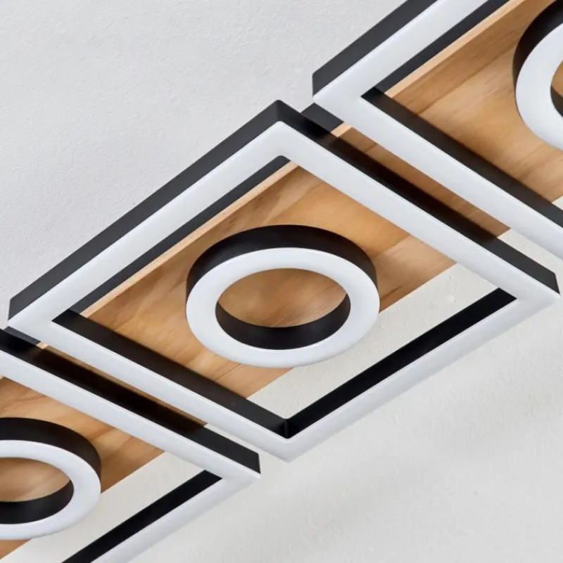 hofstein Plafonnier Taboneira LED Écru, Noir, 3 lumières