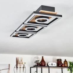 hofstein Plafonnier Taboneira LED Écru, Noir, 3 lumières
