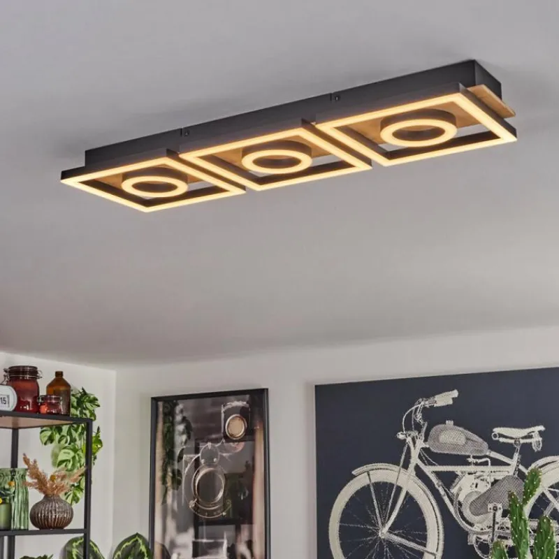 hofstein Plafonnier Taboneira LED Écru, Noir, 3 lumières