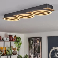hofstein Plafonnier Taboneira LED Écru, Noir, 3 lumières