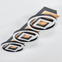 hofstein Plafonnier Taboneira LED Écru, Noir, 3 lumières