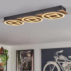 hofstein Plafonnier Taboneira LED Écru, Noir, 3 lumières