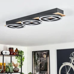 hofstein Plafonnier Taboneira LED Écru, Noir, 3 lumières