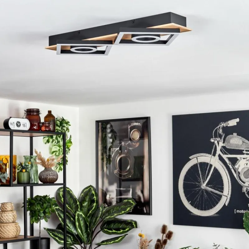 hofstein Plafonnier Taboneira LED Écru, Noir, 2 lumières