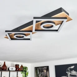 hofstein Plafonnier Taboneira LED Écru, Noir, 2 lumières