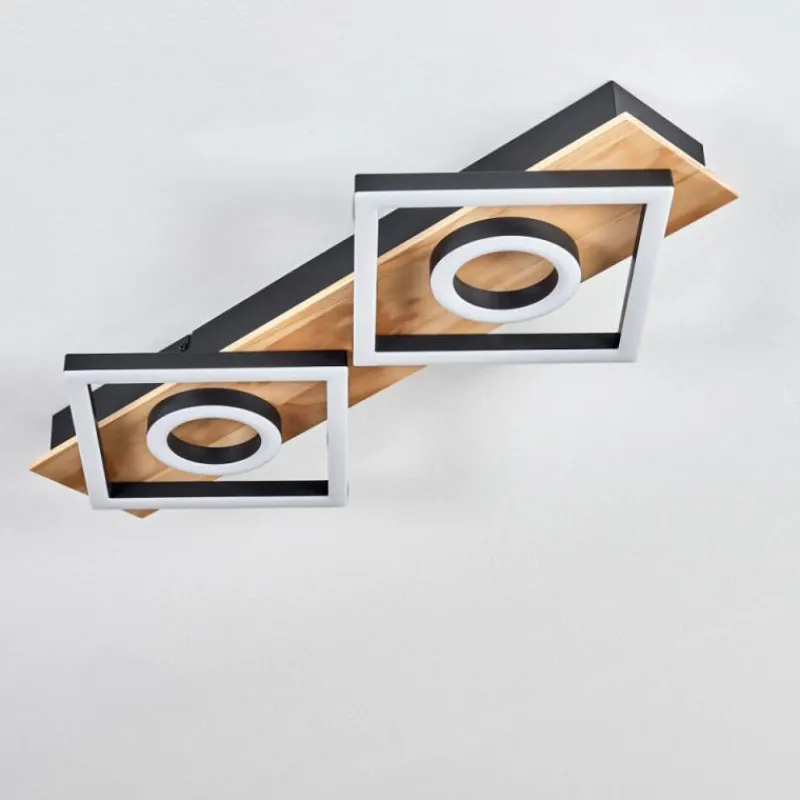 hofstein Plafonnier Taboneira LED Écru, Noir, 2 lumières