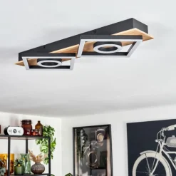 hofstein Plafonnier Taboneira LED Écru, Noir, 2 lumières