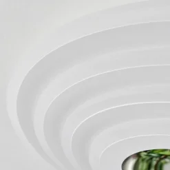 hofstein Plafonnier Takok LED Blanc, 1 lumière, Télécommandes