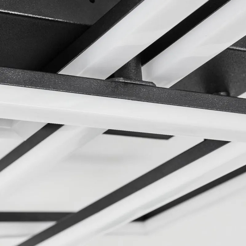 hofstein Plafonnier Taleta LED Noir, 1 lumière