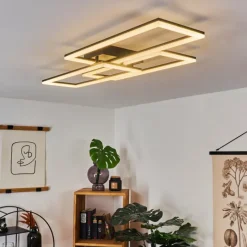 hofstein Plafonnier Taleta LED Noir, 1 lumière