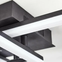 hofstein Plafonnier Taleta LED Noir, 1 lumière