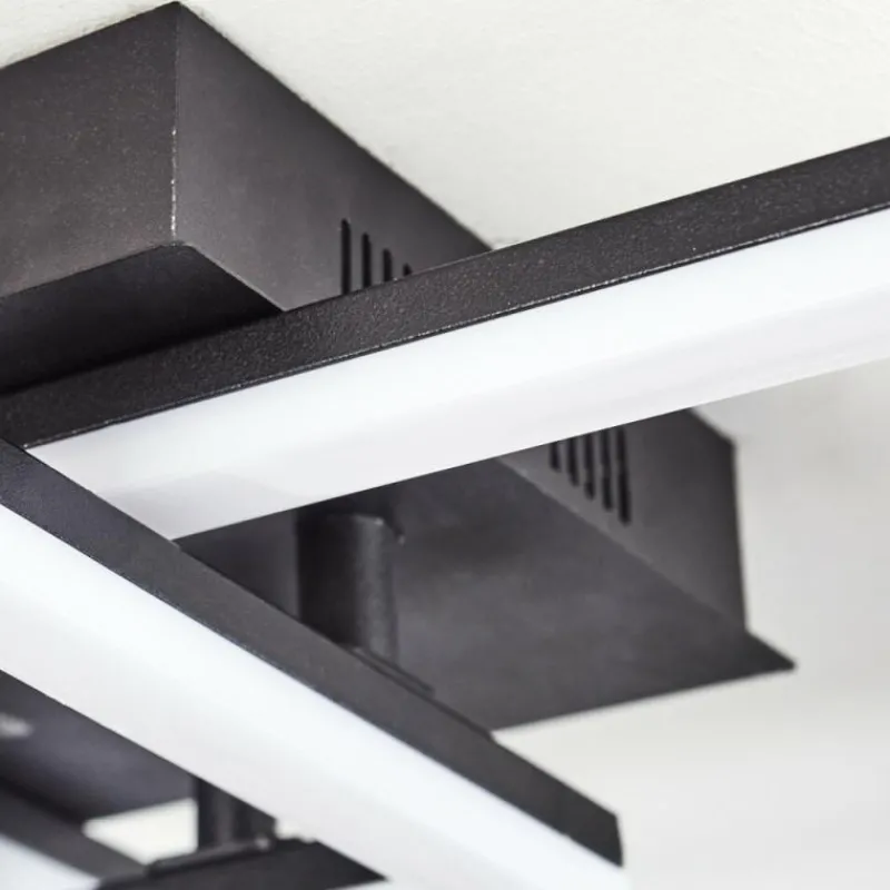 hofstein Plafonnier Taleta LED Noir, 1 lumière