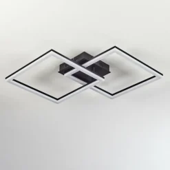 hofstein Plafonnier Taleta LED Noir, 1 lumière