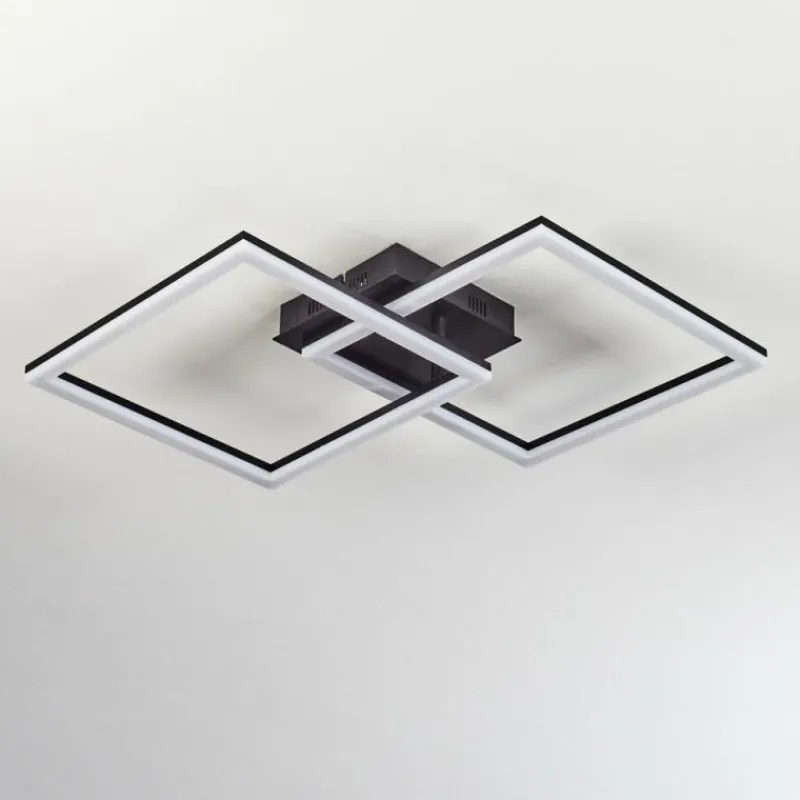 hofstein Plafonnier Taleta LED Noir, 1 lumière