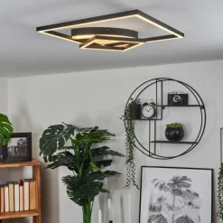 hofstein Plafonnier Taleta LED Noir, Blanc, 1 lumière