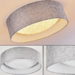 Lampes En Tissu-hofstein Plafonnier Tallaboa LED Blanc, 1 lumière