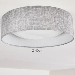 Lampes En Tissu-hofstein Plafonnier Tallaboa LED Blanc, 1 lumière