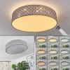 Lampes En Tissu-hofstein Plafonnier Tallaboa LED Blanc, 1 lumière, Télécommandes