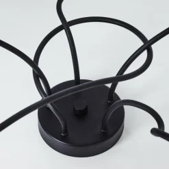 hofstein Plafonnier Tambo Noir, 5 lumières