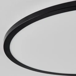 hofstein Plafonnier Tamesch LED Noir, 1 lumière, Télécommandes