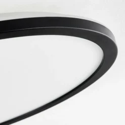 hofstein Plafonnier Tamesch LED Noir, 1 lumière