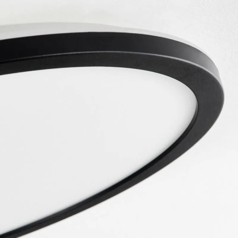 hofstein Plafonnier Tamesch LED Noir, 1 lumière