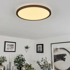 hofstein Plafonnier Tamesch LED Noir, 1 lumière