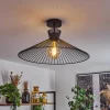 Lampes Industrielles-hofstein Plafonnier Tamins Noir, 1 lumière