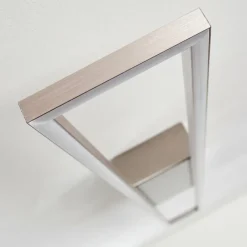 hofstein Plafonnier Tampere LED Nickel mat, 4 lumières