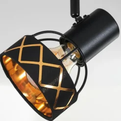 Lampes En Tissu-hofstein Plafonnier Tarasp Noir, 1 lumière