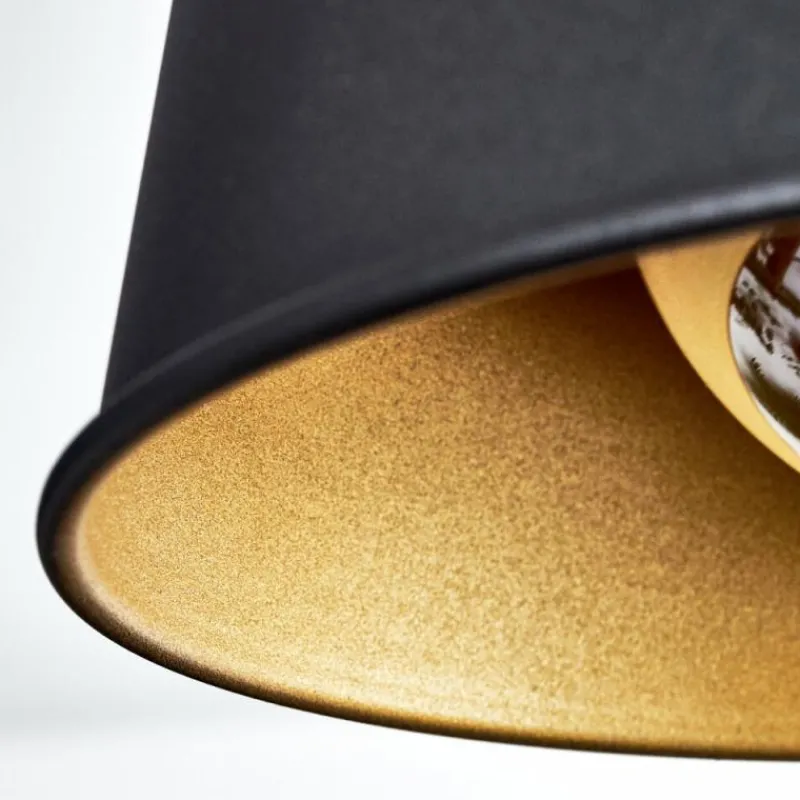 Lampes Dorées-hofstein Plafonnier Tatodere Brun, Noir, 4 lumières