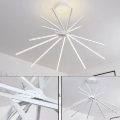 hofstein Plafonnier Teles LED Blanc, 1 lumière