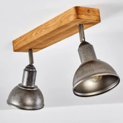 Luminaires Rustiques-hofstein Plafonnier Tholen Brun, 2 lumières