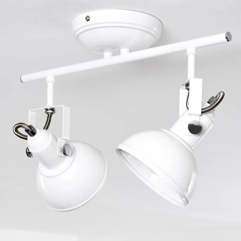 Lampes Industrielles-hofstein Plafonnier Tina Blanc, 2 lumières