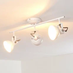 Lampes Industrielles-hofstein Plafonnier Tina Blanc, 3 lumières