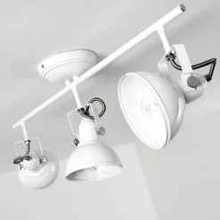Lampes Industrielles-hofstein Plafonnier Tina Blanc, 3 lumières