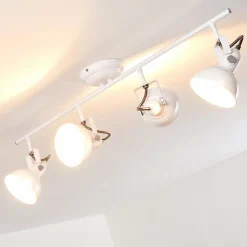 Lampes Industrielles-hofstein Plafonnier Tina Blanc, 4 lumières