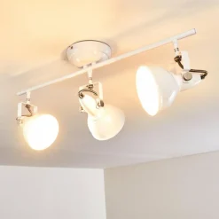 Lampes Industrielles-hofstein Plafonnier Tina Blanc, 3 lumières